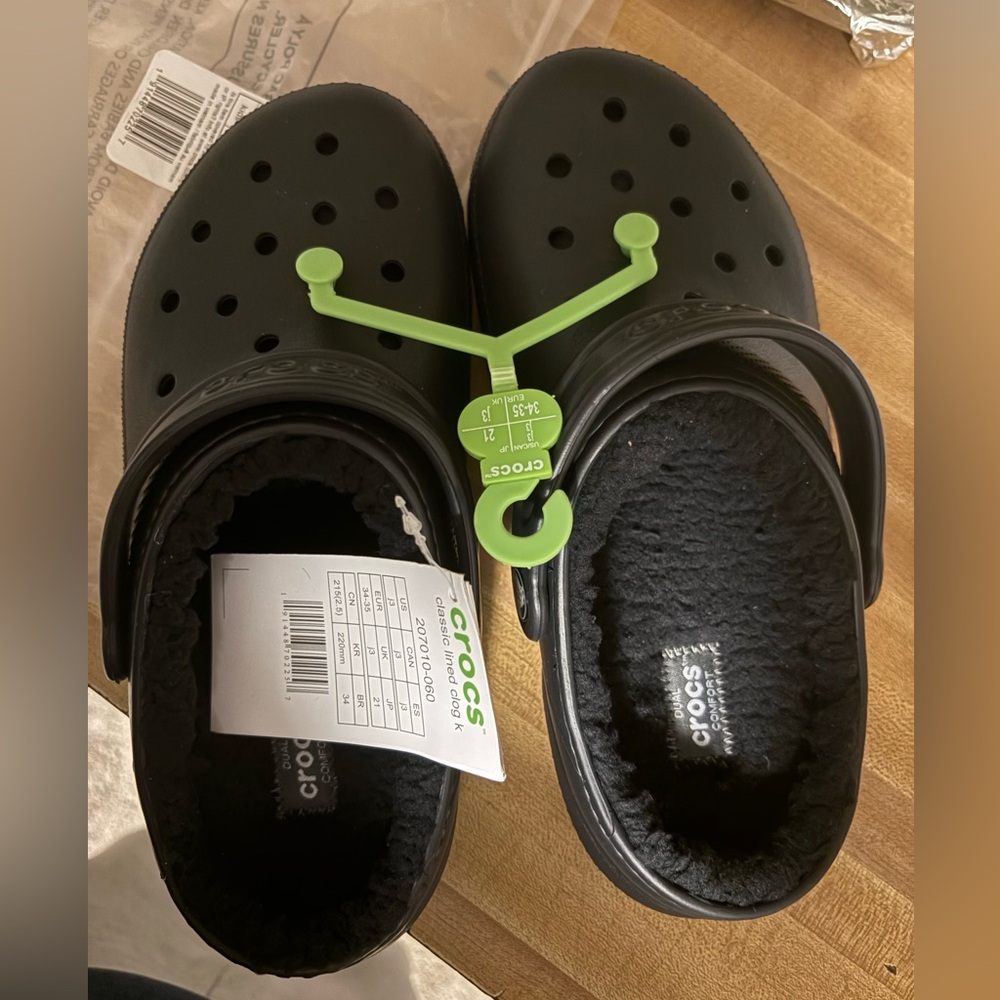 Crocs Kids Black Clogs